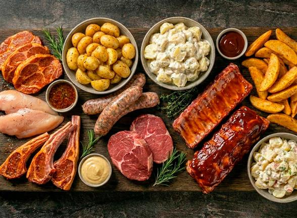 Steg-selv grillmenu